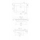 Νιπτήρας Επίπλου Πορσελάνης 60x47cm Cerastyle Blue 042000-u Λευκό Νιπτήρας Επίπλου Πορσελάνης 60x47cm Cerastyle Blue 042000-u Λευκό